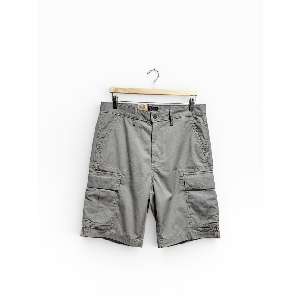 Nwt Levis Mens Carrier Cargo Shorts‎ Grey Ripstop Loose Fit Size 32